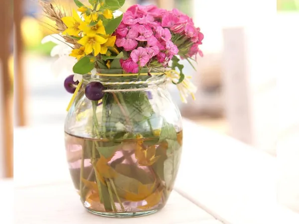 Mason Jar Flower Clusters